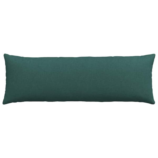 Sofakuddar 2 pcs Mörkgrön 120 x 40 cm tyg