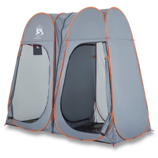 Ombytestält grå och orange pop-up vattentät