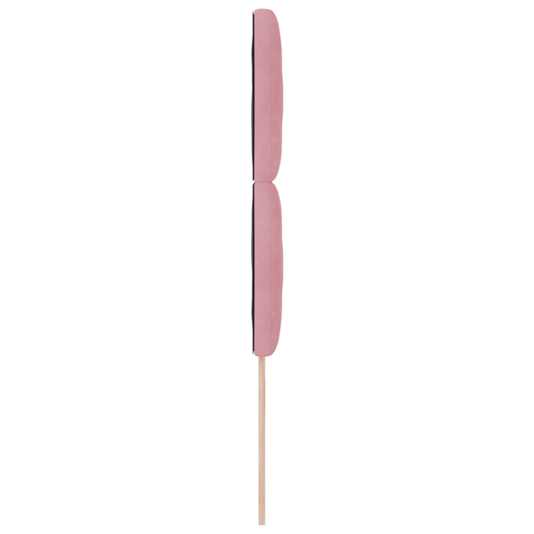 LED huvuddyna Rosa 100 cm Sammet