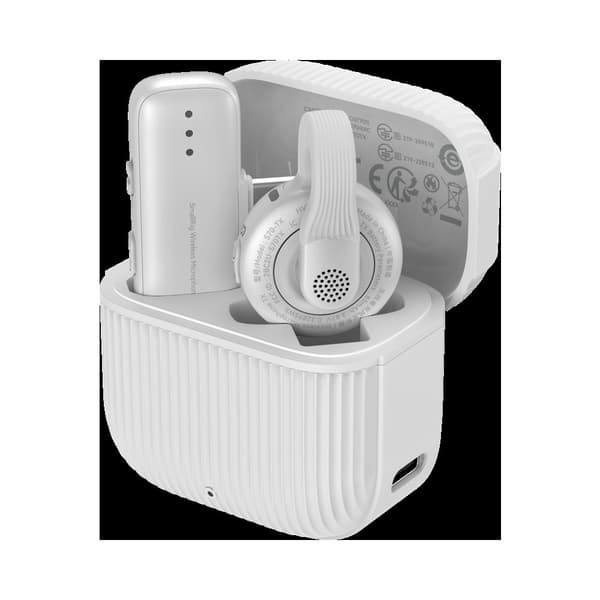 SmallRig 5719 S70-C1 Wireless Microphone with USB-C Adapter for Phones White