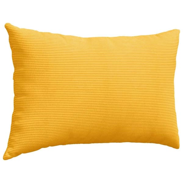 Sofakuddar 2 pcs Ljusgul 60 x 40 cm Kordread tyg