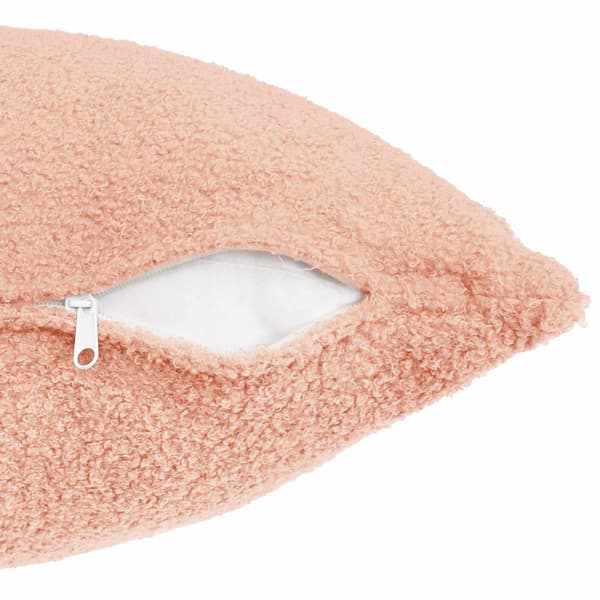 Kuddöverdrag 6 st HEERLEN Rosa 50 x 75 cm Bouclé