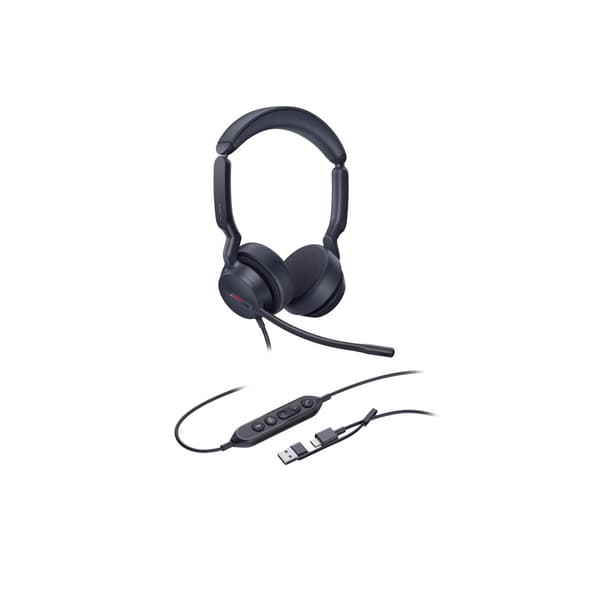 Yealink UH44 Dual - headset - USB-A, USB-C