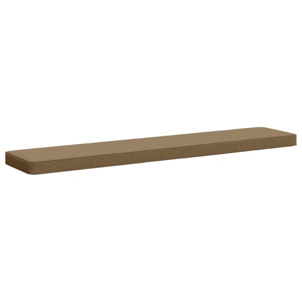 2-delade Bänk Kuddar VUGHT 2 st 100% Polyester Taupe