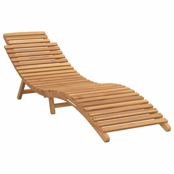 Solstol 2 pcs Brun Massivt teakträ