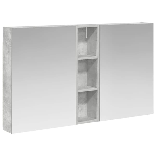 Badrumsskåpsset 3 st 120 x 14,5 x 70 cm Konstruerat trä