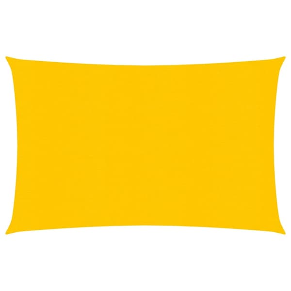 Solsegel 160 g/m² rektangulär gul 2x3 m HDPE