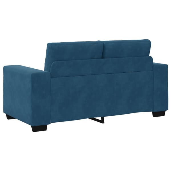 Soffset 3 pcs Blå 221 x 80 x 80 cm Sammet