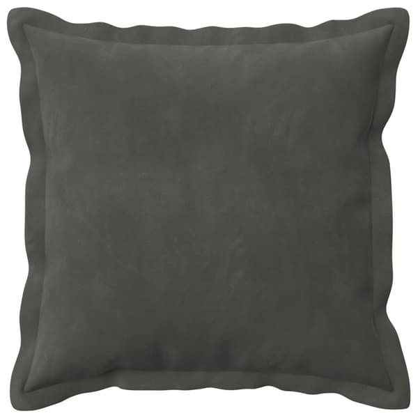 Kuddöverdrag 6 st HOUTEN Mörkgrå 50 x 50 cm Sammet