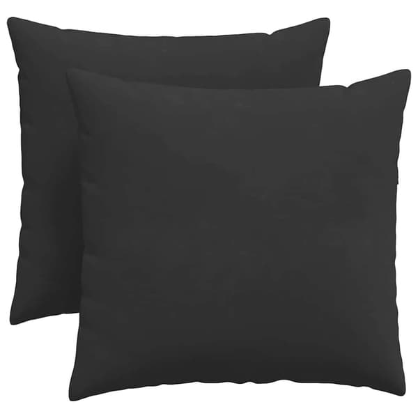 Sofakuddar 2 pcs Svart 45 x 45 cm tyg