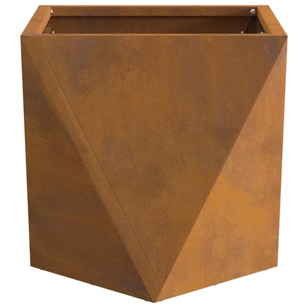 Planteringskärl 2 pcs Rostig 30 x 30 x 30 cm