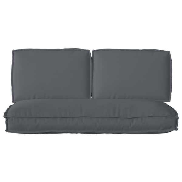 Kuddsats 3 pcs Antracit Oxford Tyg