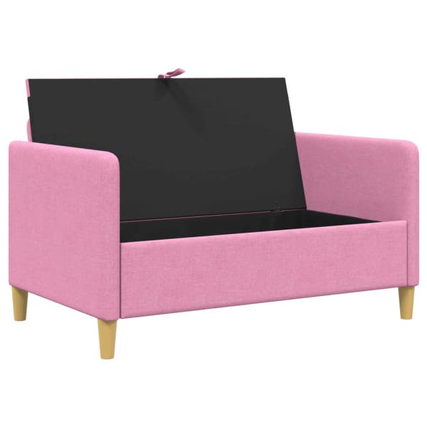 Soffa med förvaring Rosa 122 x 78 x 87 cm Polyester