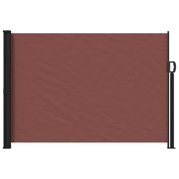 Utfällbar sidomarkis Brun 300 x 170 cm Polyester