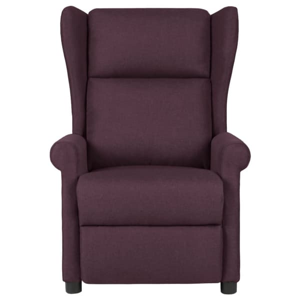 Reclinerfåtölj gräddvit tyg
