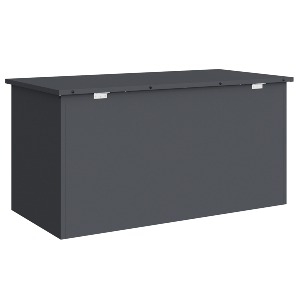 Utomhusförvaringslåda Antracit 100 x 50,5 x 50 cm Stål