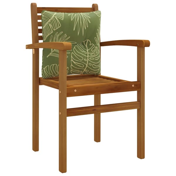 Ryggkudde PUTTEN 100% Polyester Bladdesign 40 x 40 x 10 cm