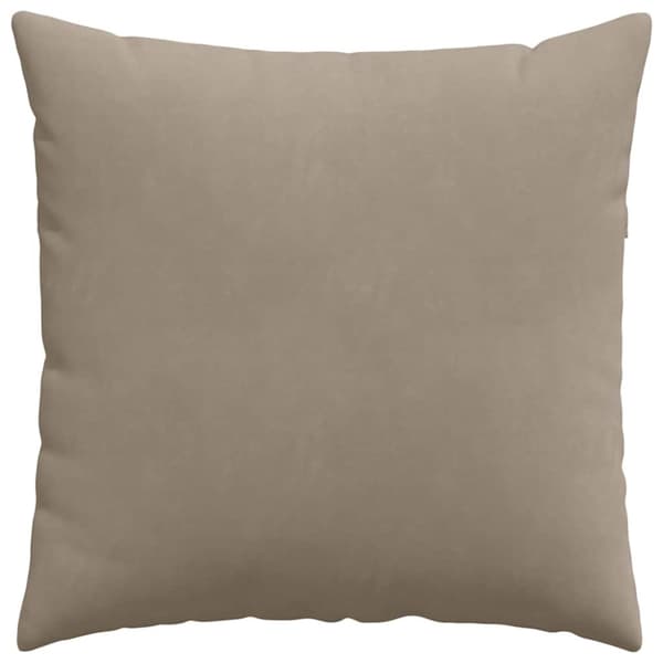 Sofakuddar 2 pcs Taupe 80 x 80 cm tyg