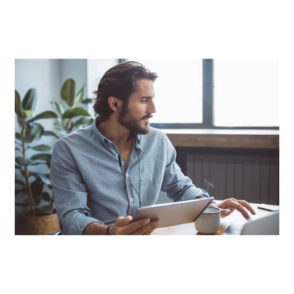 JVC HA-FR17UC - hörlurar med mikrofon - USB-C