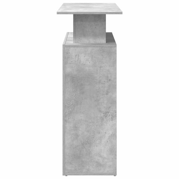 Receptionsdisk betonggrå 100x40x104 cm konstruerat trä