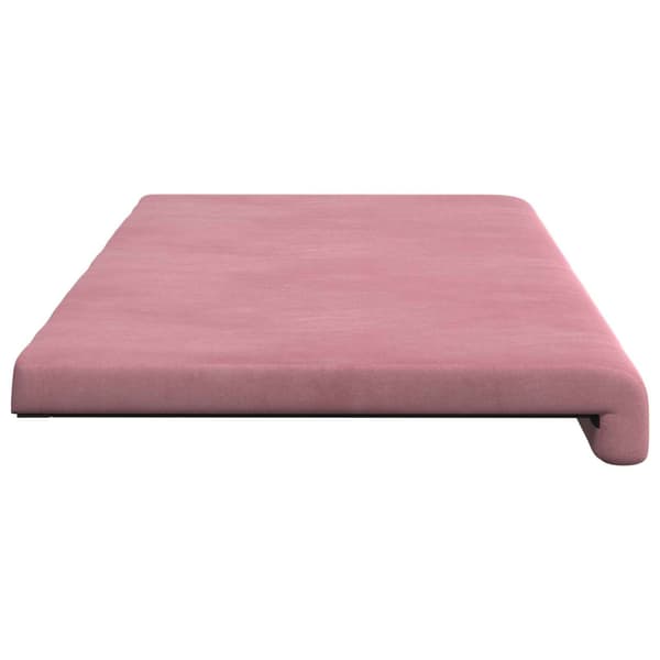 Bänk kudde Sammet (V) Rosa Djup 35 cm