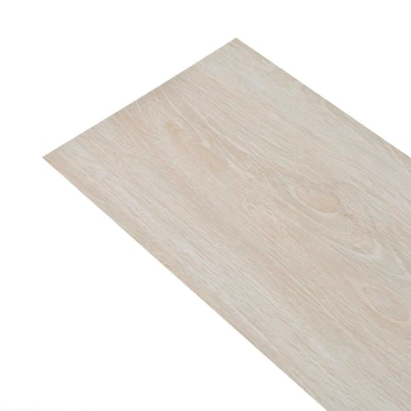 Golvplankor 18 pcs Ek Klassisk Vit 2,51 m² PVC