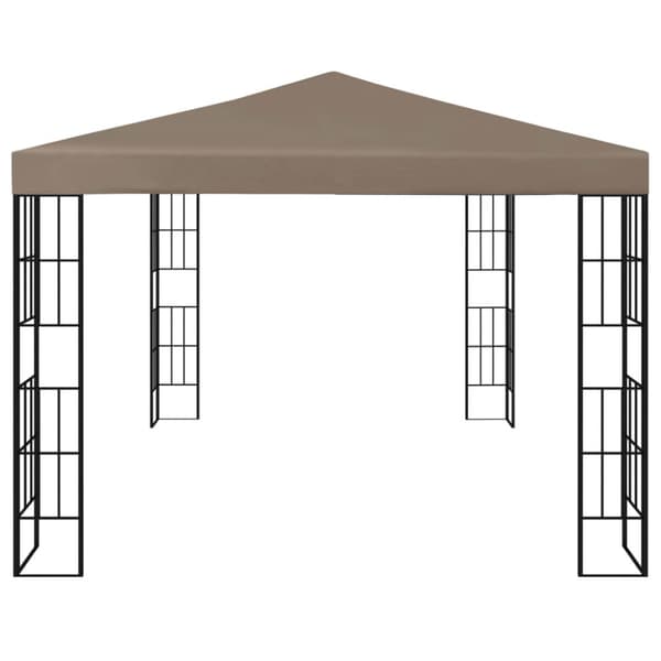 Paviljong 4x3 m taupe
