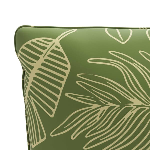1-delad ryggkudde PUTTEN 100% Polyester Bladdesign