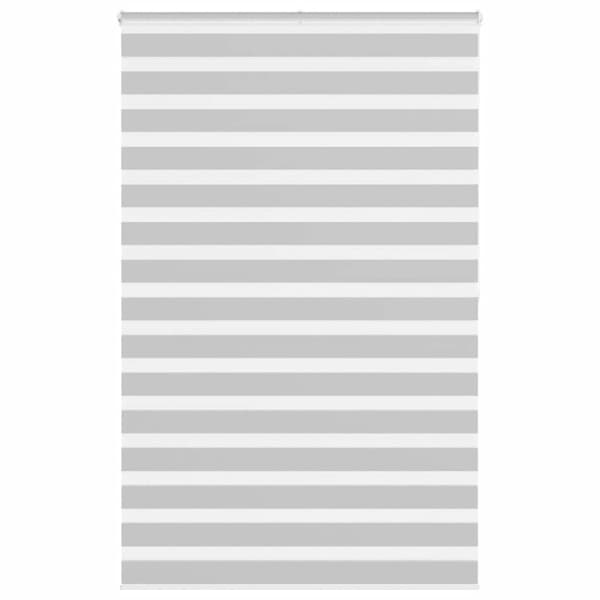 Rullgardin zebra ljusgrå 150x200 cm tyg bredd 145,9cm polyester