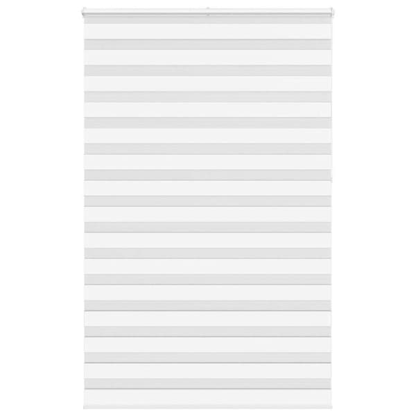 Rullgardin zebra vit 145x230 cm tyg bredd 140,9 cm polyester