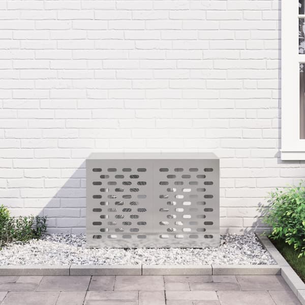Täckning för Luftkonditionering Silver 90 x 40 x 60 cm