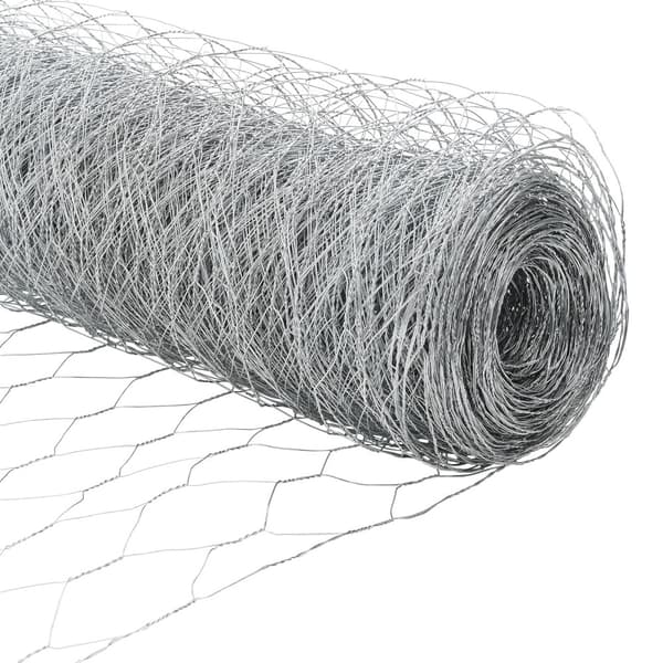 Stängsel med stolpe Silver 1,5 x 10 m Stål