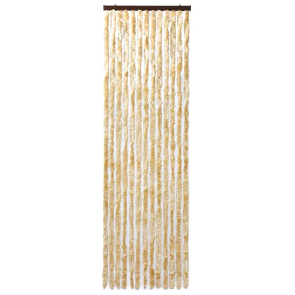 Insektsdraperi beige 56x185 cm chenille