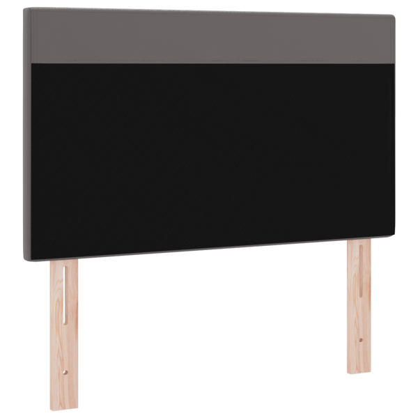 LED huvuddyna Grå 90 cm Konstläder