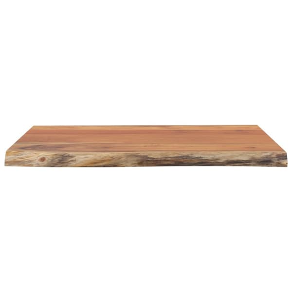 Bordsskiva 40x40x2,5 cm rektangulär massiv akacia rustik kant