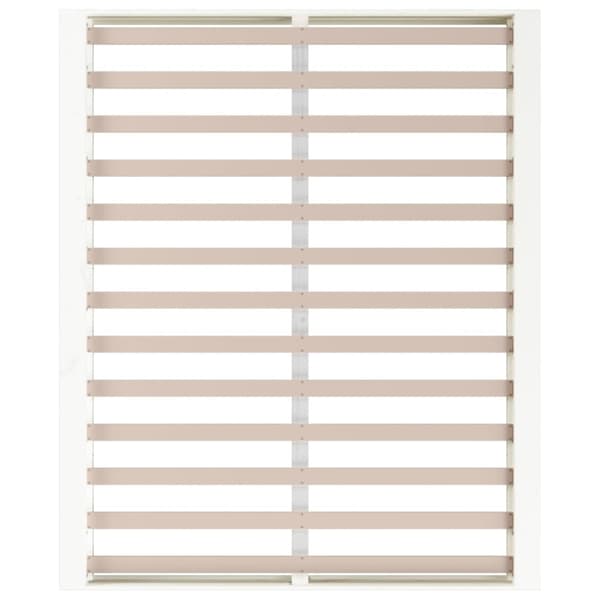 Sängram massivt trä 180x200 cm vit