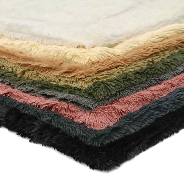 Kudde med kudde HEERLEN 2 st Ljusgrå PV Fleece