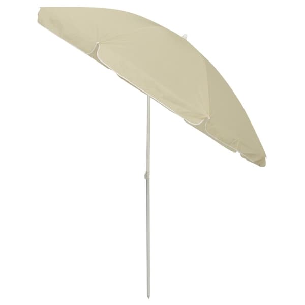 Strandparasoll sandgul 240 cm