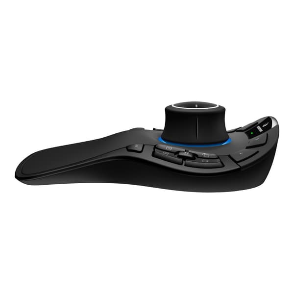 3Dconnexion SpaceMouse Pro Wireless - Bluetooth Edition - 3D-mus - 2.4 GHz, Bluetooth, USB-C