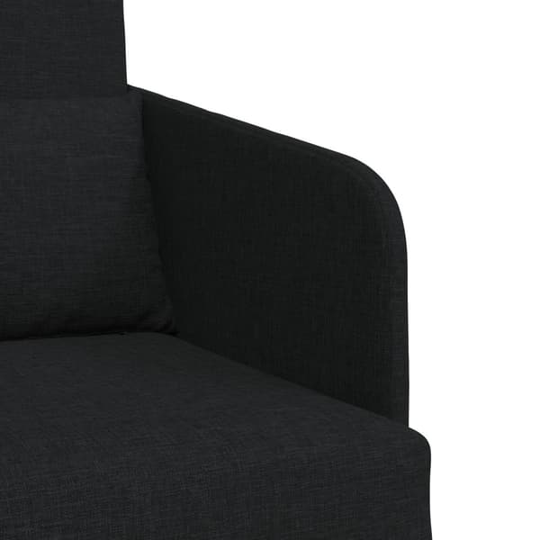 Soffsäng Svart 65 x 80 x 83 cm tyg