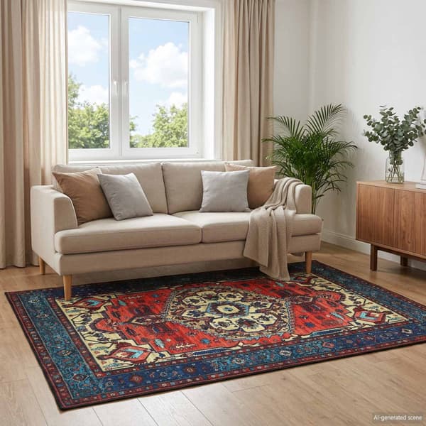 Matta ORIZ Röd 140 x 200 cm 100% Polyester