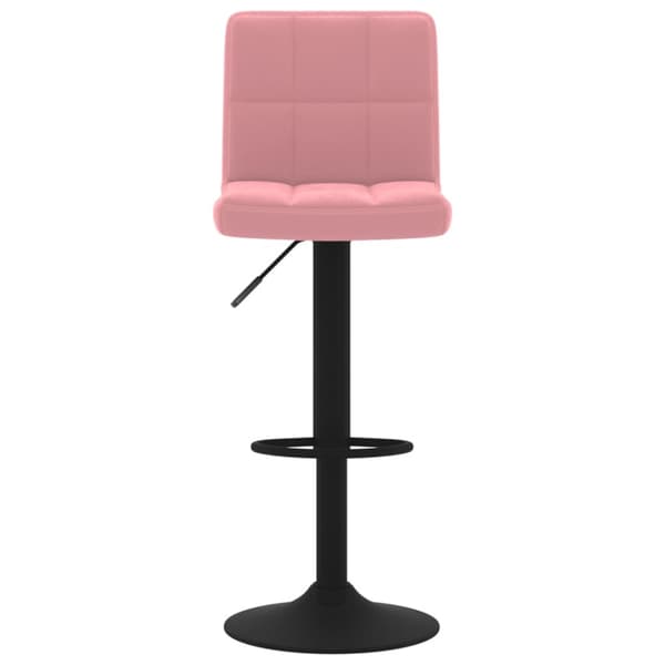 Barstolar 2 st rosa sammet