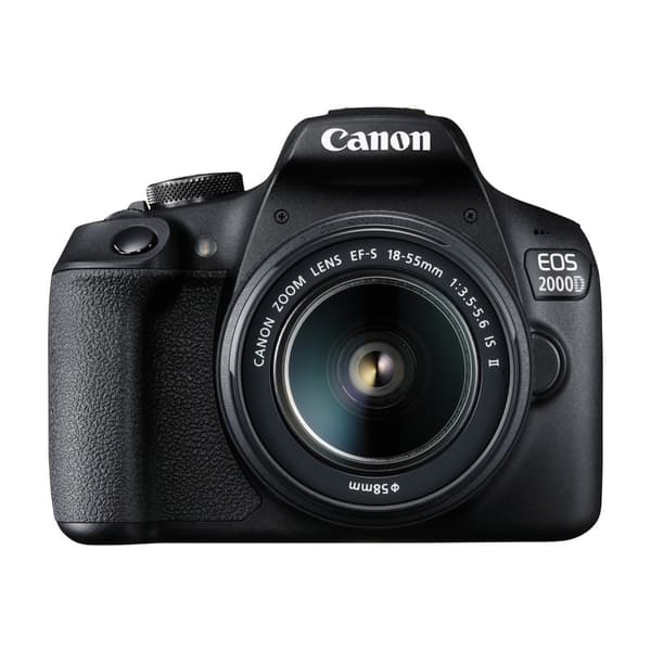Canon EOS 2000D - digitalkamera EF-S 18-55 mm IS II lins
