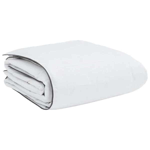 Vinter Täcke med kudde 3 pcs Vit Dunfjäder