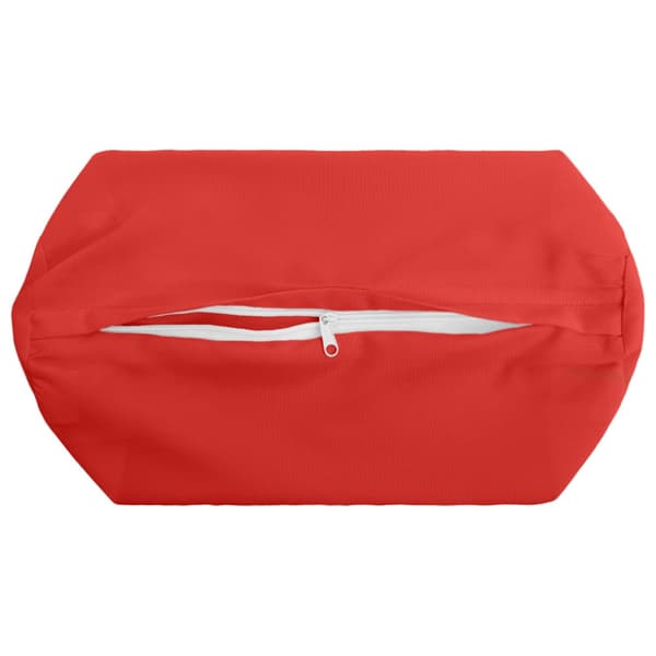 Kuddöverdrag 2 st HEERLEN Röd Ø 15 x 40 cm Polyester