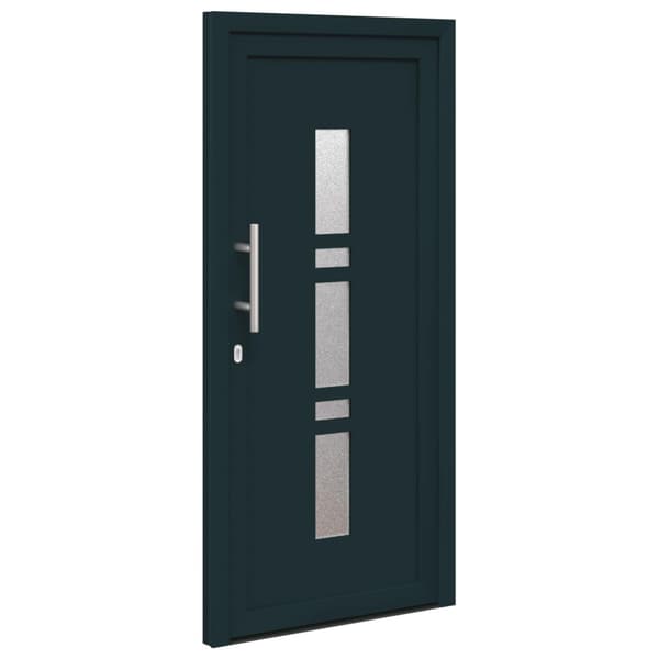 Framdörr Antracit 108 x 208 cm PVC