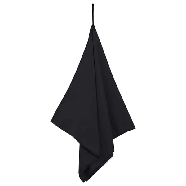 Sporthanddukar 2 pcs Svart 100 x 50 cm Polyester och polyamid