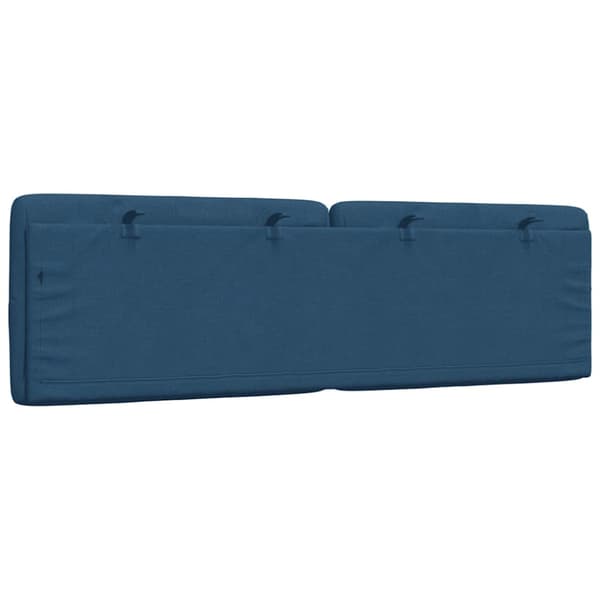 Headboard Cushion Blue 160 cm Fabric