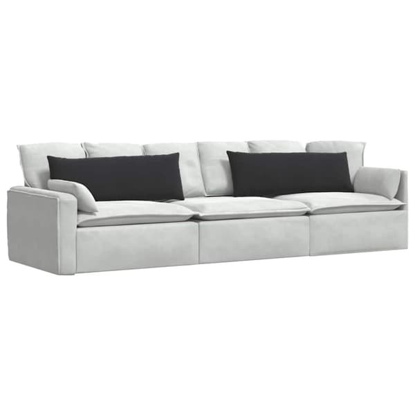 Sofakuddar 2 pcs Svart 120 x 40 cm Kordread tyg