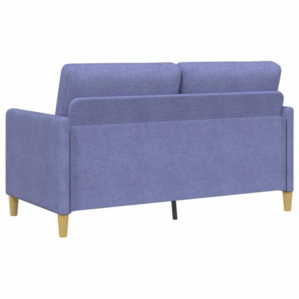 Soffa med förvaring Jeansblå 152 x 78 x 87 cm Polyester